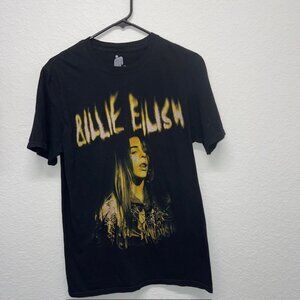Lash Music Billie Eilish Black T Shirt Size Medium